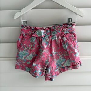Janie and Jack Pink Floral Kids Shorts